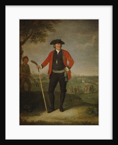 William Inglis, c 1712 - 1792. Surgeon and Captain of the Honourable Company of Edinburgh Golfers by David Allan